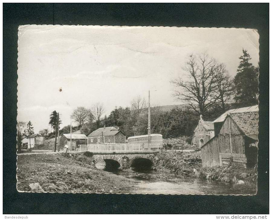 CPSM - Belgique - SURE - La Sure Et Le Pont ( Maison Cornette Alimentation Nives Ed. G.T. National Pen ) - Vaux-sur-Sure