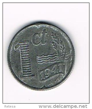 - NEDERLAND  1 CENT 1941 - 1 Centavos