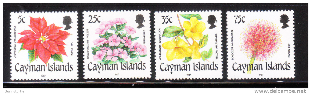 Cayman Islands 1987 Flowers MNH - Kaaiman Eilanden