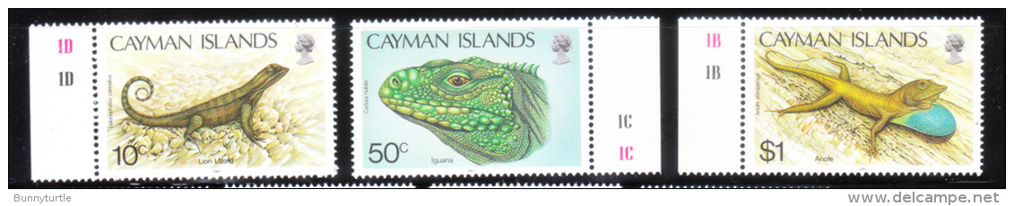 Cayman Islands 1987 Lizards MNH - Kaaiman Eilanden