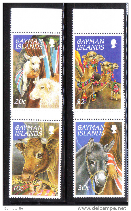 Cayman Islands 1995 Animals Of Nativity MNH - Iles Caïmans