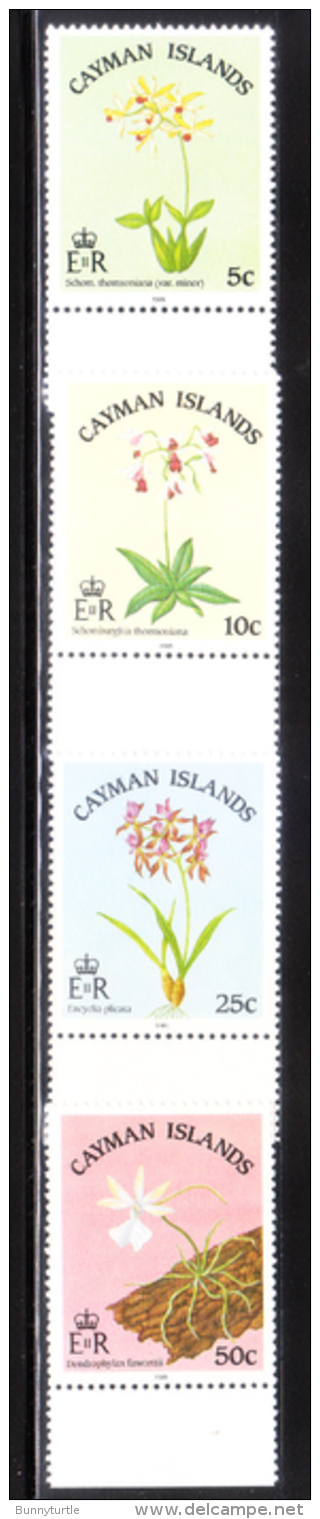 Cayman Islands 1985 Orchid Flowers MNH - Cayman Islands