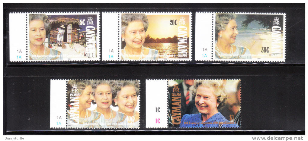 Cayman Islands 1992 QE II´s Accession To Throne 40th Anniversary MNH - Cayman (Isole)