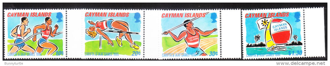 Cayman Islands 1995 Carifta & IAAF Games Sports MNH - Kaimaninseln