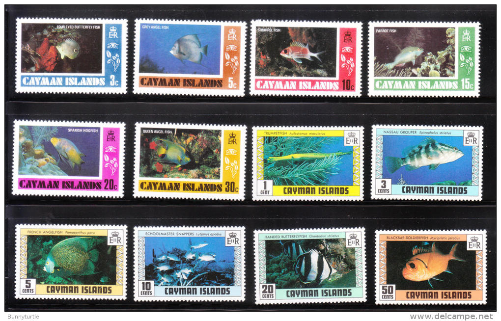 Cayman Islands 1978-79 Fish MNH - Kaimaninseln