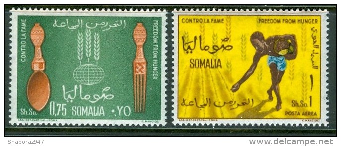 1963 Somalia "Hunger"global Campaign Against Set MNH**Set MNH** - ACF - Aktion Gegen Den Hunger