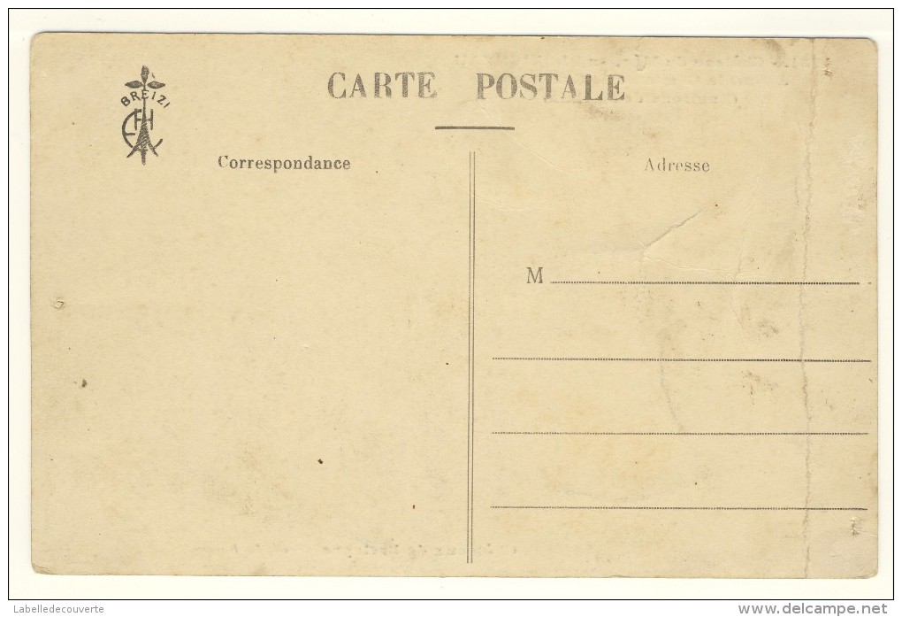 CPA (29) Plouigneau - " Château Du Mûr - à La Comtesse De Guernissac " 1910 - Animé - Coll. E. Hamonic - Sonstige & Ohne Zuordnung