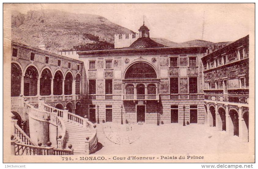 C 8554 - MONACO - Cour D'honneur - Palais Du Prince - - Palais Princier