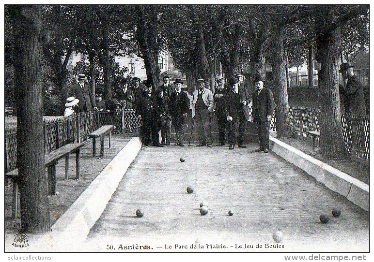 Asnières   92  Le Jeu De Boules - Asnieres Sur Seine