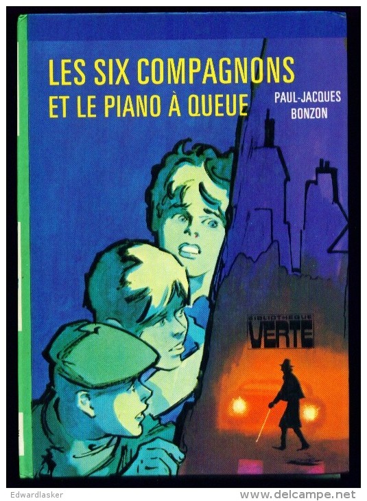 Bibl. VERTE : Les Six Compagons Et Le Piano à Queue //Paul-Jacques Bonzon - Avril 1975 - Très Bon état - Bibliotheque Verte