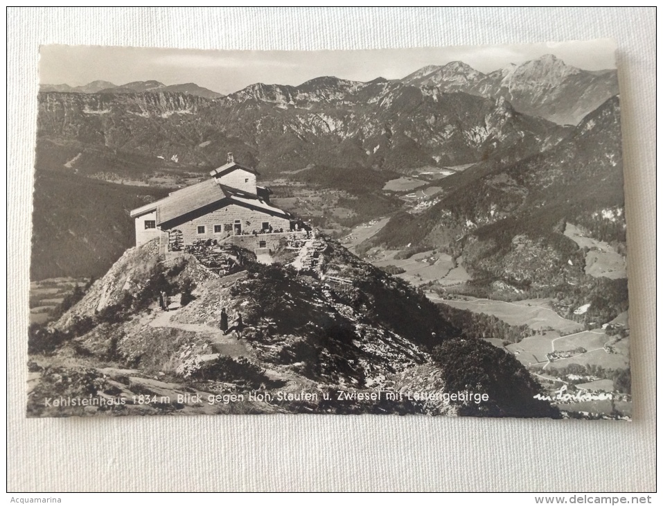 KEHLSTEINHAUS Blick Gegen Hoh. Staufen U. Zwiesel Mit Lattengebirge - Cartolina FP BN V - Aichach