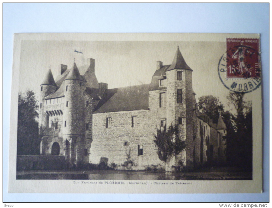 Château De  Trécesson  (Environs De Ploermel  -  Morbihan) - Ploërmel