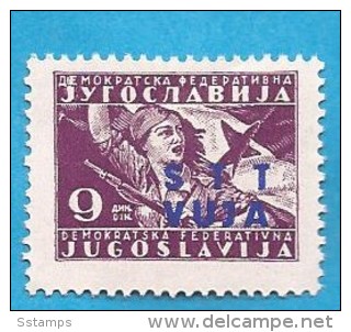 1949 X  12-21  TRIESTE ZONA B JUGOSLAVIJA STT VUJA SLOVENIJA ITALIA MILITARI BANDIERA NEVER HINGED - Neufs