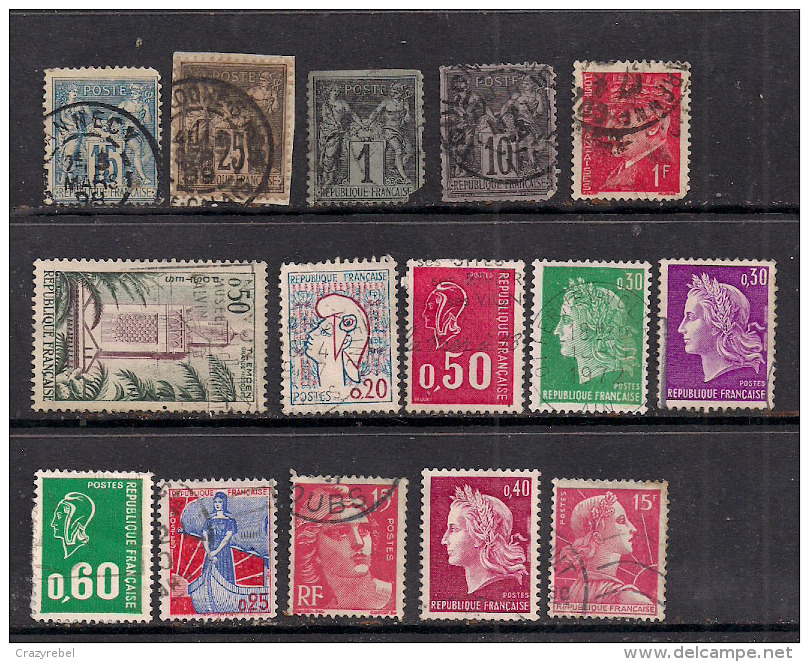 France Selection 15 X Stamps.. ( L848 ) - Collections