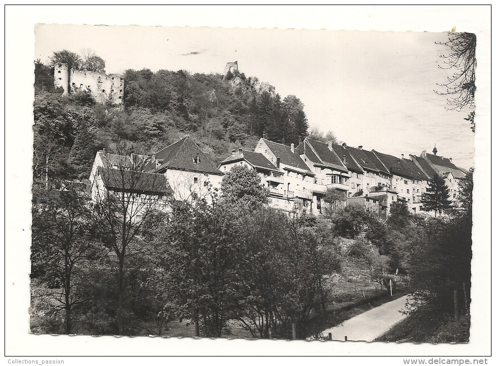 Cp, 68, Ferrette, Château Et Ville Haute - Ferrette