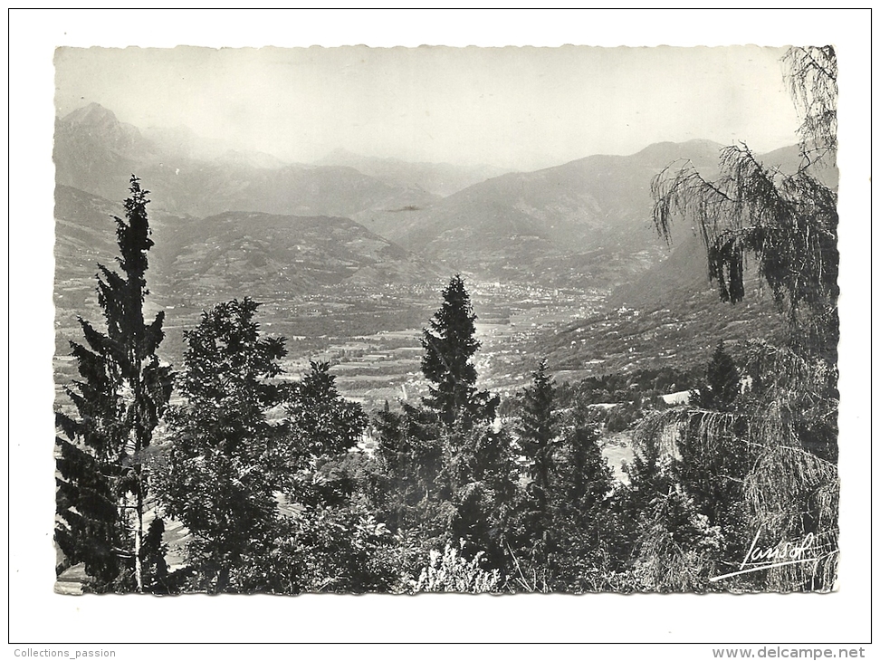 Cp, 73, Aiguebelle, De Montperché, Vue Sur La Combe De Savoie, Voyagée 1965 - Aiguebelle