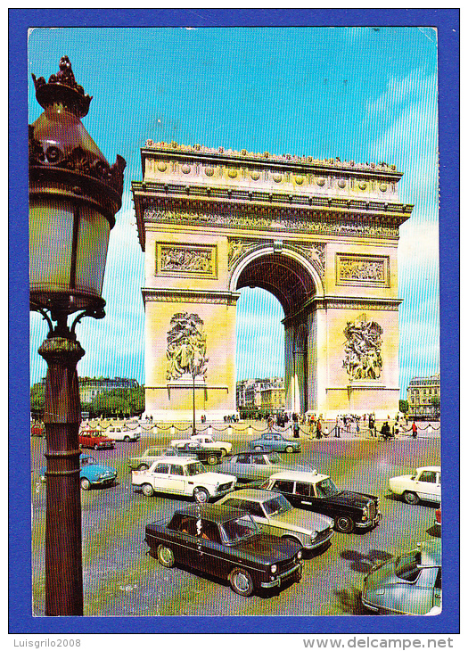 CARTE POSTALE -  CACHET PARFAIT  PARIS 124 . Bº BONNE NOUVELLE (10ª) - 21.9.1971  -  2 SCANS - Storia Postale