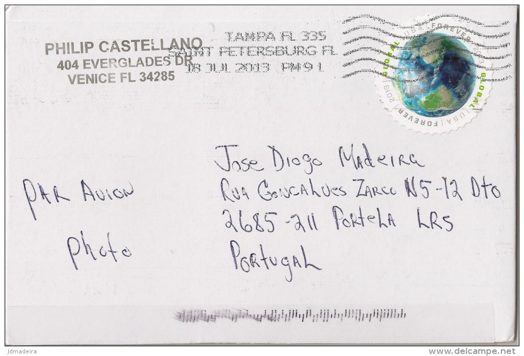 US Cover To Portugal - Lettres & Documents