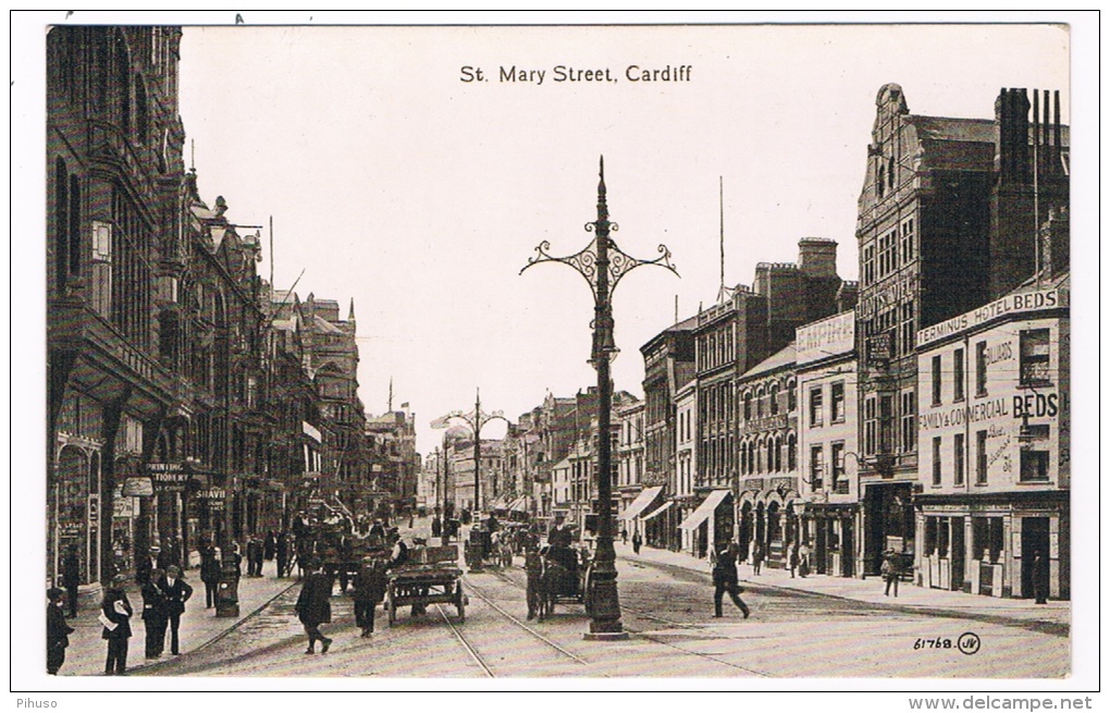 UK1725 :   CARDIFF : St. Mary Street - Municipios Desconocidos
