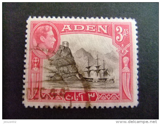 ADEN  COLONIE BRITANNIQUE 1937 --Yvert & Tellier Nº 22 º FU - Aden (1854-1963)