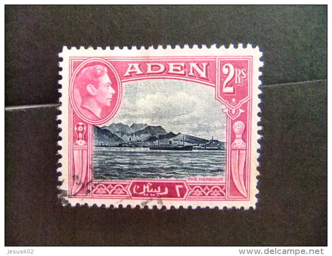 ADEN  COLONIE BRITANNIQUE 1937 --Yvert & Tellier Nº 25 º FU - Aden (1854-1963)