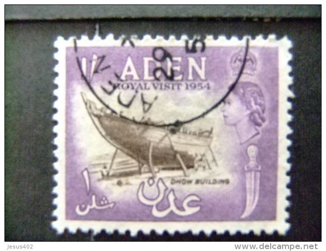 ADEN  COLONIE BRITANNIQUE 1953 --Yvert & Tellier Nº 63 º FU - Aden (1854-1963)