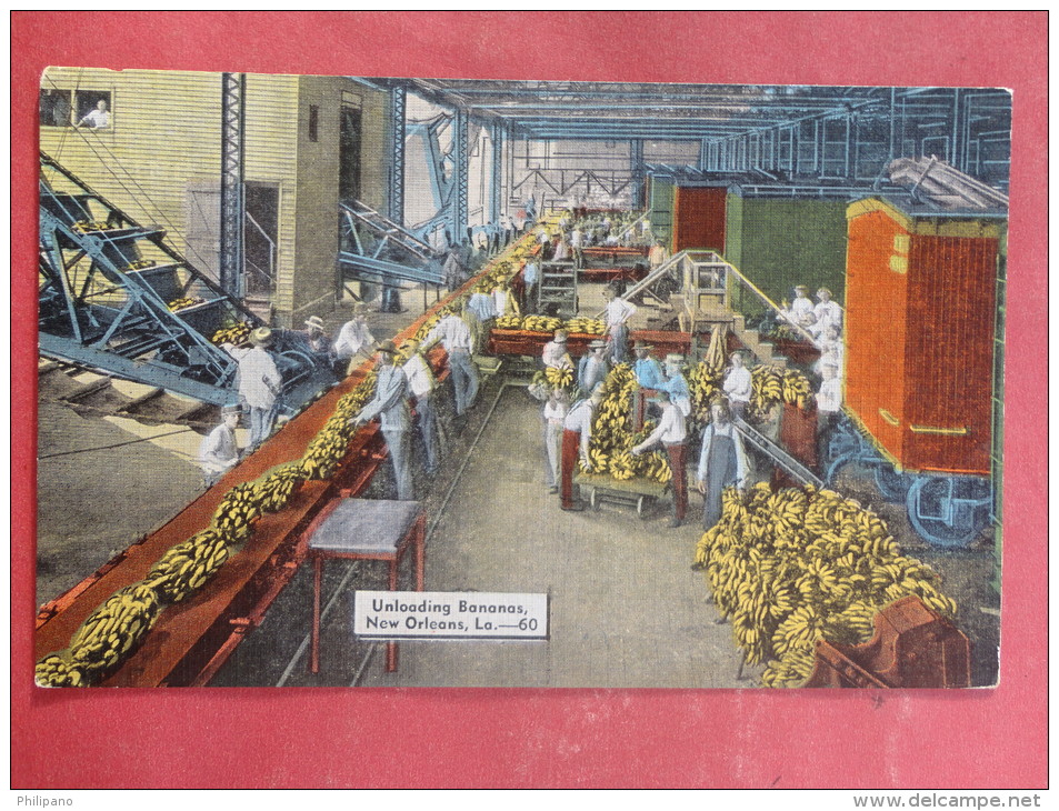 New Orleans,LA--Unloading Bananas--not Mailed--PJ 209 - Other & Unclassified