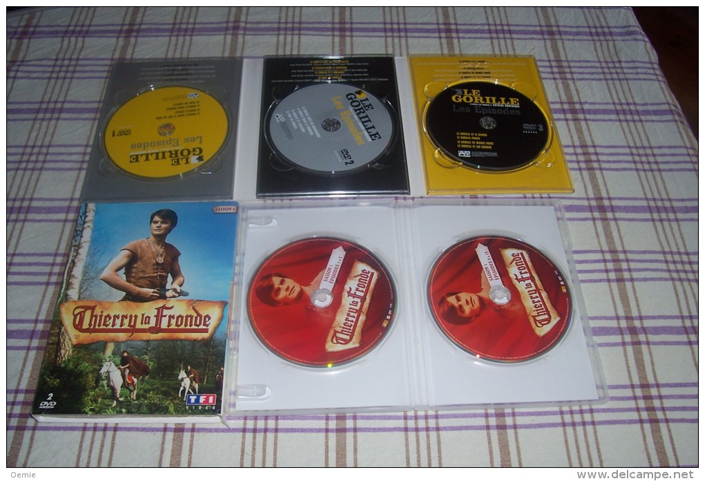 PROMO  DVD  REF 274 ° THIERRY LA FRONDE  13 FOIS 28 MIN + LE GORILLE 12 FOIS 90 Mn - Konvolute