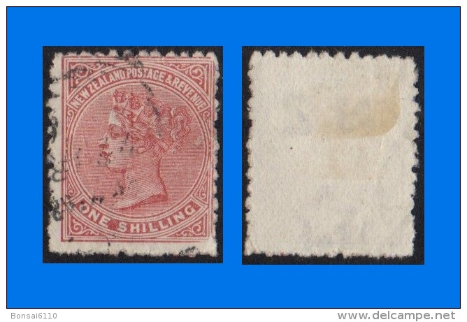NZ QV SG245 1s Brown 1882, VFU - Used Stamps