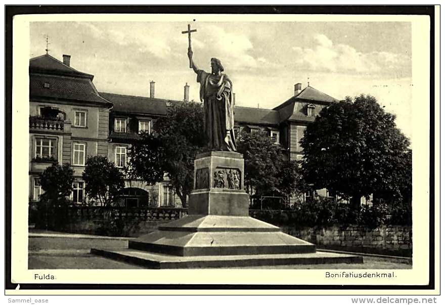 Fulda  -  Bonifatiusdenkmal  -  Ansichtskarte Ca. 1935   (2205) - Fulda