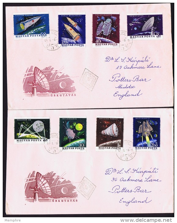 1964  Fusées Et Satellites  MiNr 1991-8A - FDC