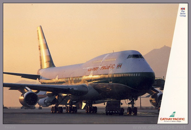 Airplane Avion Cathay Pacific  Used   Hong Kong 1991 - 1946-....: Moderne