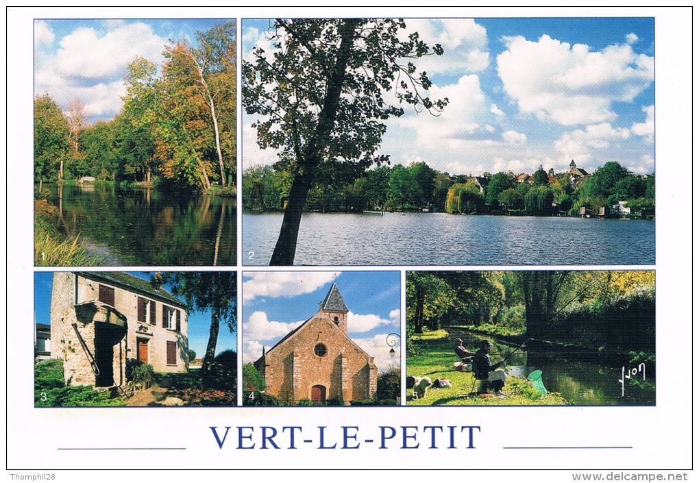 VERT-LE-PETIT (Essone) - Multi-vues : L'Etang, Maison Pierre Mercier, L'Eglise - COULEURS ET LUMIERE DE FRANCE - Vert-le-Petit