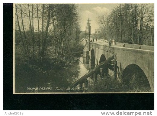 Vacha Rhön Jetzt Thüringen Partie An Der Werra Brücke 28.8.1925 Personen - Vacha