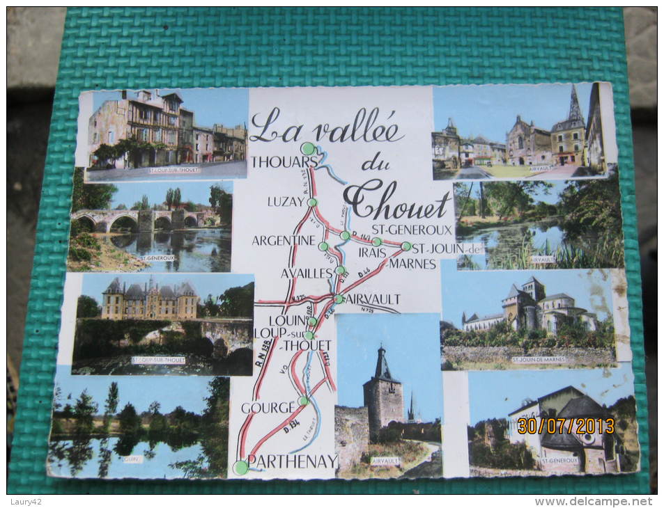 La Vallee Du Thouet - Cartes Géographiques