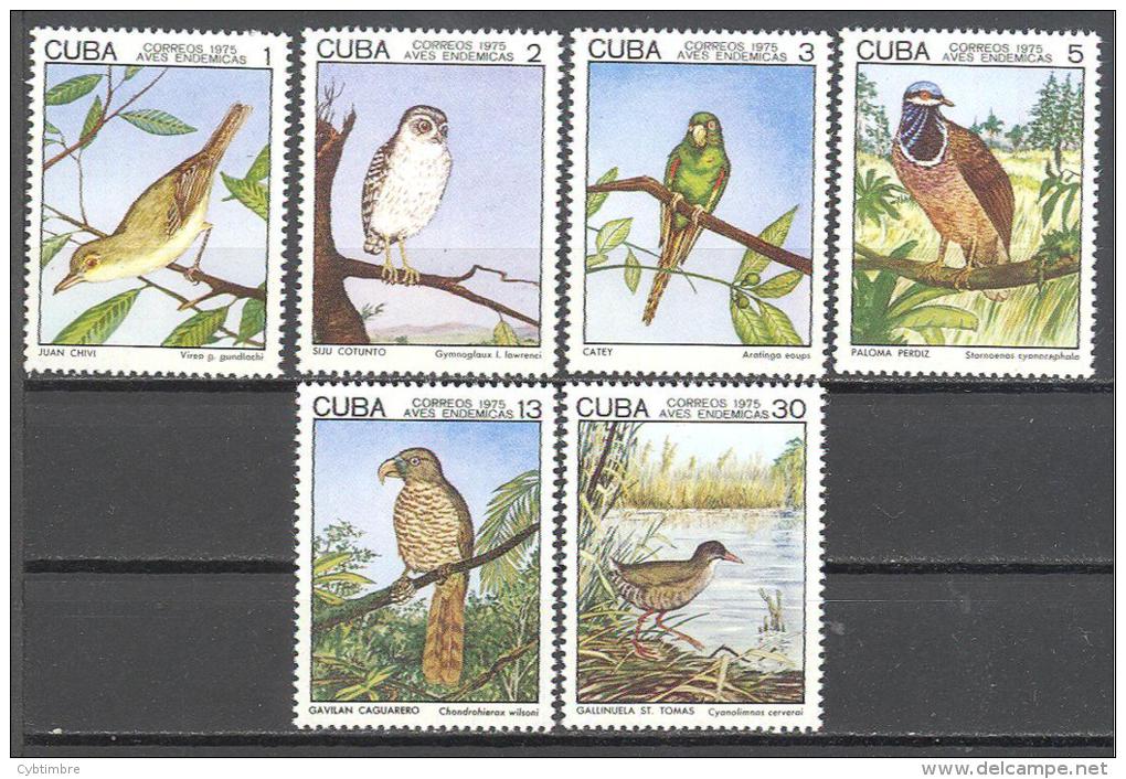 Cuba : Yvert N°1853/8; Oiseaux; Birds; Vögel; Oiseaux De Cuba - Nuevos