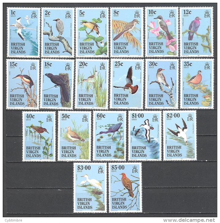 Vierges: Yvert N°508/26**; MNH; Oiseaux; Birds; Vögel; Oiseaux Divers - British Virgin Islands