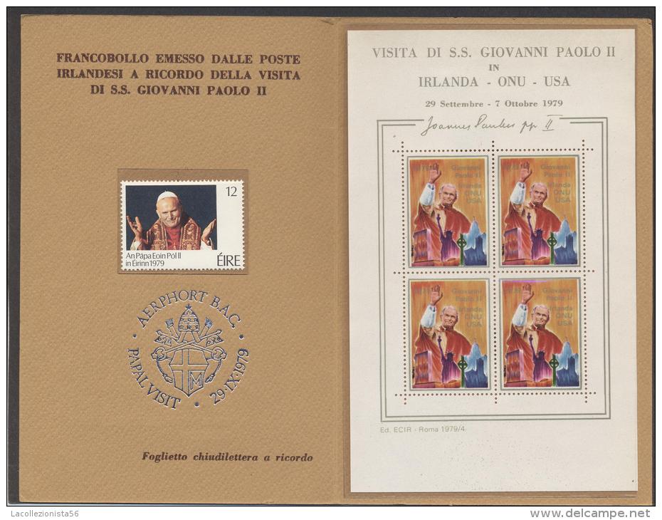 5313-SERIE IRLANDA E CHIUDILETTERA-VISITA DI S.S. GIOVANNI PAOLO II°-1979 - Nuevos