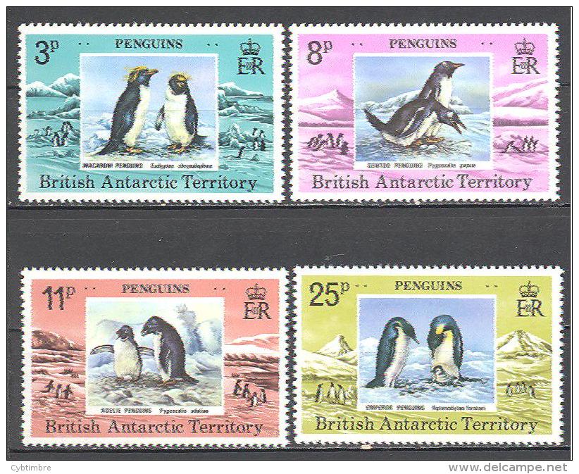 Antarctique Brittanique: Yvert N° 78/81**; MNH; Oiseaux; Birds; Vögel; Manchot - Neufs