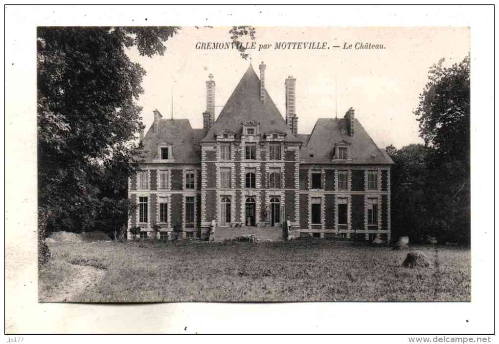 Gremonville Facade Cote Parc Du Chateau Canton Yerville Pres Motteville - Yerville