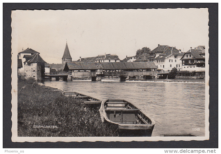 SWITZERLAND - Bremgarten, Aargau, Damaged Stamps, Old Postcard - Bremgarten