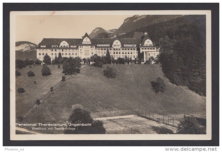 SWITZERLAND - Pension Theresianum, Ingenbohl, Mit Tennis Anlage - Schwyz, Year 1932 - Ingenbohl