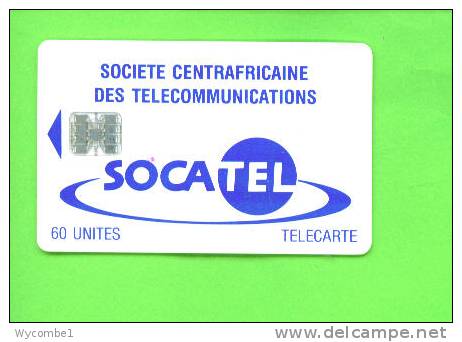 CENTRAL AFRICAN REPUBLIC - Chip Phonecard/Socatel 60 Units - Centrafricaine (République)