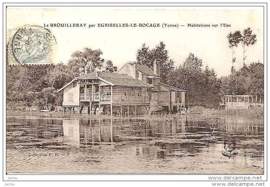 LE BOUILLERAY PAR EGRISELLES LE BOCAGE HABITATIONS SUR L´EAU REF 12206 - Egriselles Le Bocage