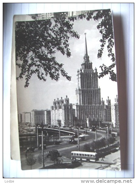 Rusland Russia CCCP USSR  Moscou Moscov Mockba Ukraina Hotel - Russie