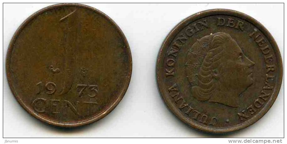 Pays-Bas Netherland 1 Cent 1973 KM 180 - 1948-1980 : Juliana