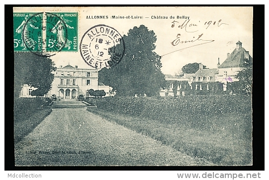 49 ALLONNES / Château Du Bellay / - Allonnes
