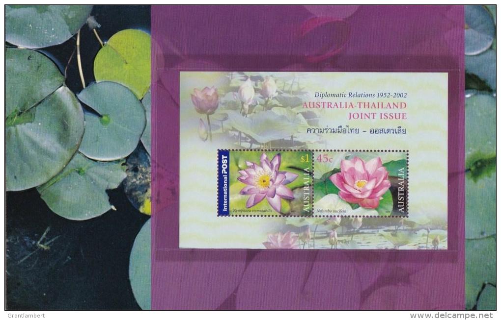 Australia 2002 Joint Issue Thailand 2 Minisheet Presentation Pack - Presentation Packs