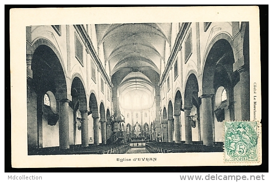 22 EVRAN / Intérieur De L'Eglise / - Evran