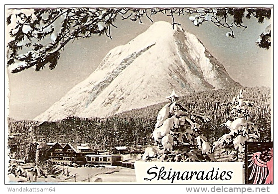 AK Skiparadies Seefeld, 1200 M Mehrbildkarte 4 Bilder Mit Wappen 25. 2. 1960 17 H DEEFELD (TIROL) H - Seefeld